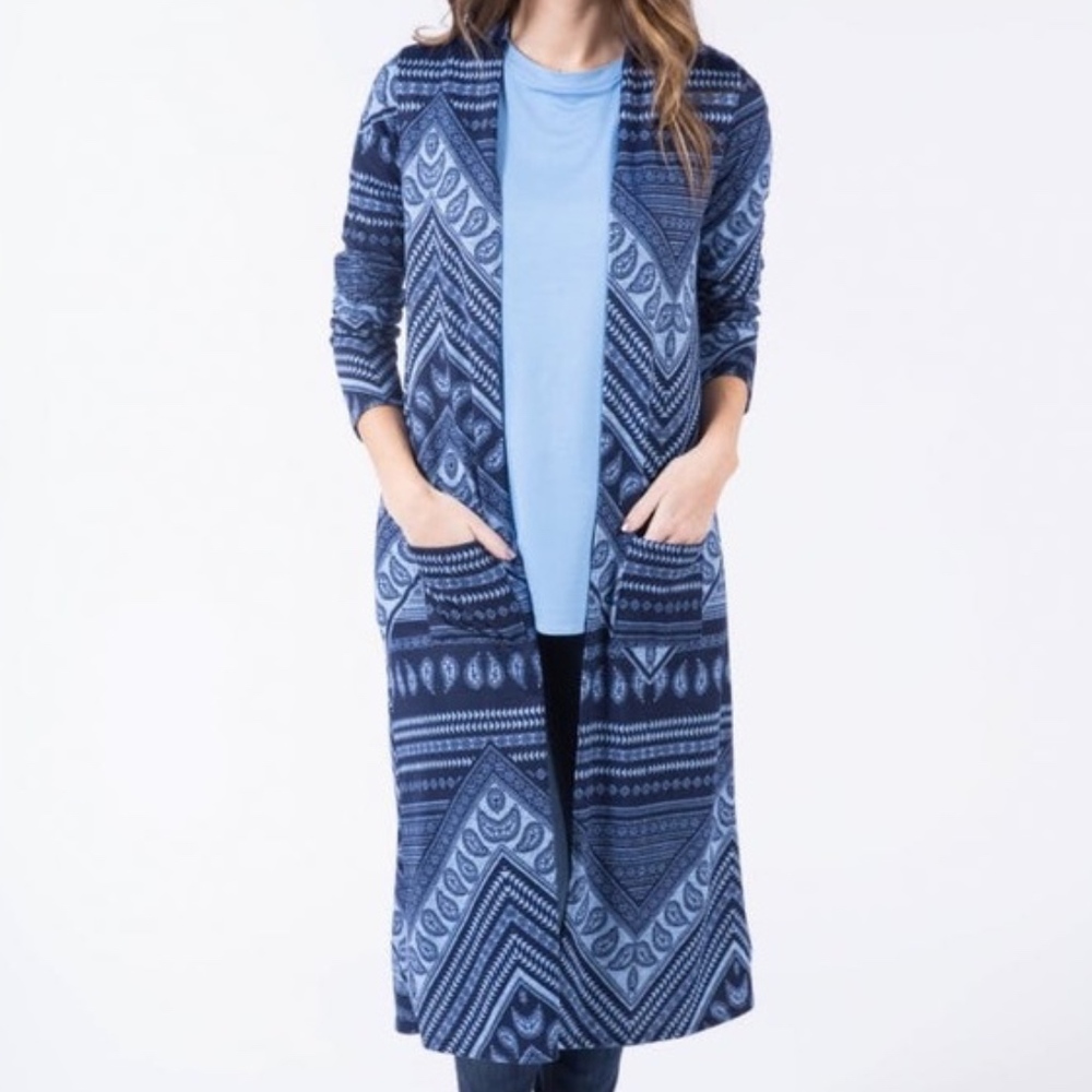 Agnes & Dora | Blue Boho Duster